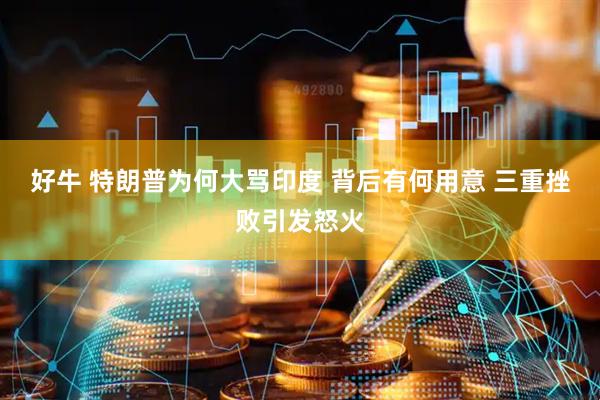 好牛 特朗普为何大骂印度 背后有何用意 三重挫败引发怒火