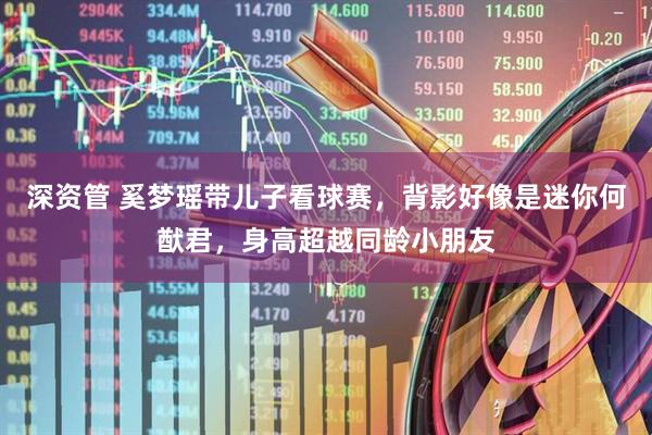 深资管 奚梦瑶带儿子看球赛，背影好像是迷你何猷君，身高超越同龄小朋友