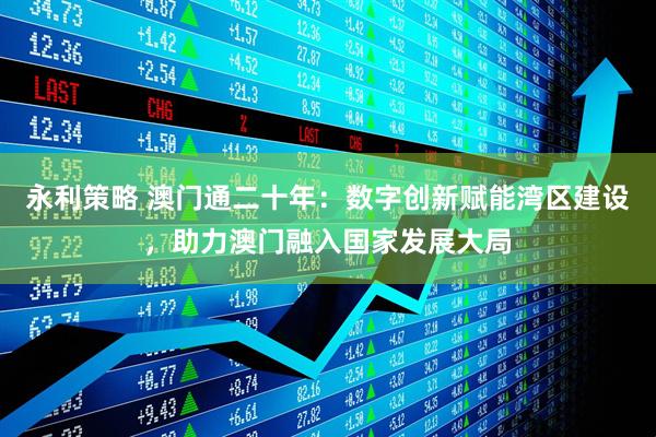 永利策略 澳门通二十年：数字创新赋能湾区建设，助力澳门融入国家发展大局